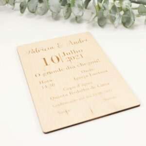 Convite Casamento - Mod. 3 - Cakol