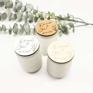 Lembrança Casamento Vela com Tampa - Cakol