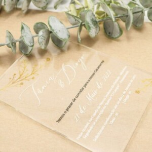 Convite Casamento - Mod. 5 - Cakol