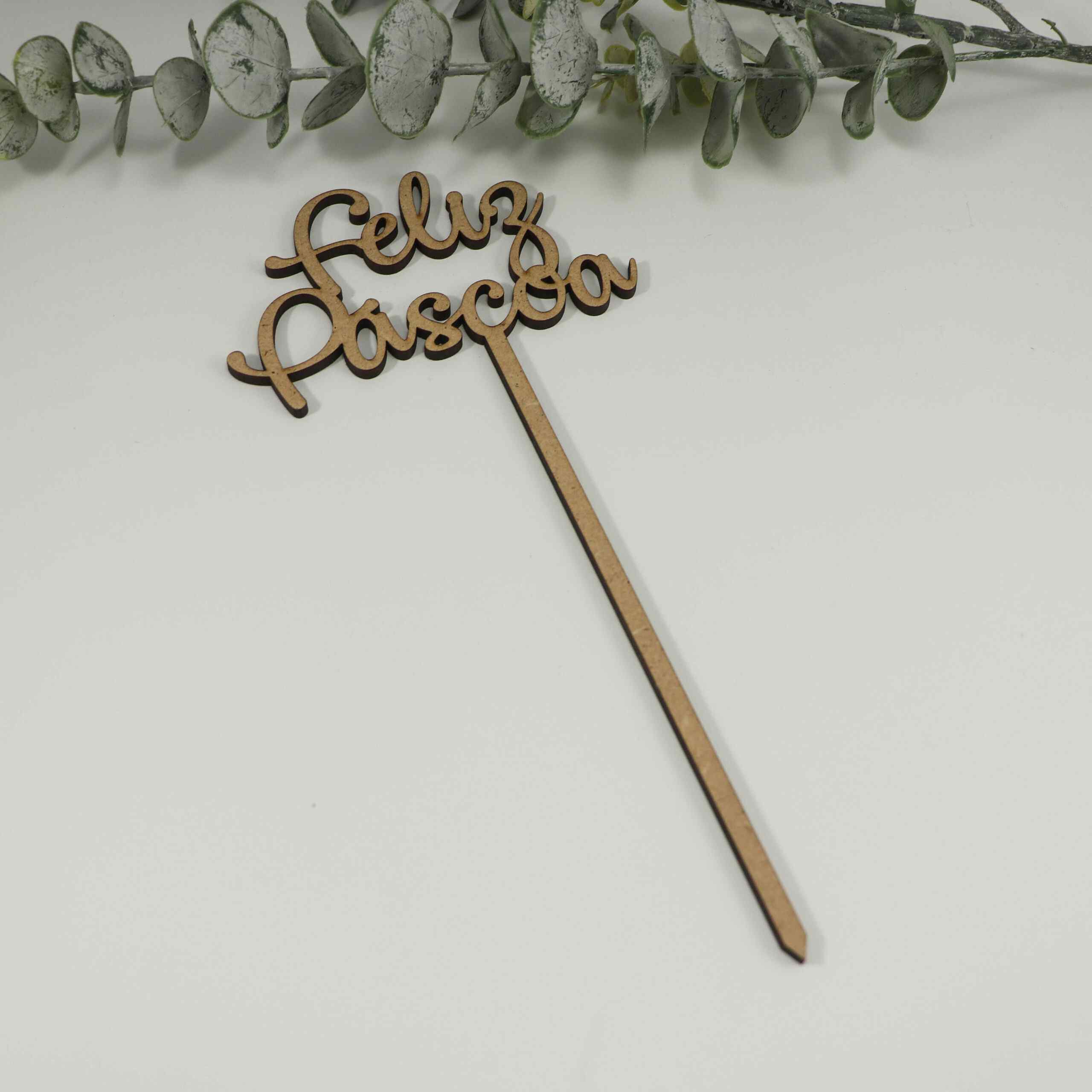 Feliz Páscoa Topo 2 - Pack 5 unidades - Cakol