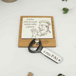 Conjunto Íman+Abre-Cápsulas Pai - Cakol