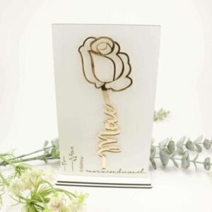 Presente com flor Mãe - Cakol