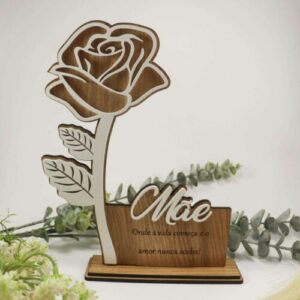 Rosa Personalizada com Mensagem - Cakol