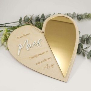 Placa Coração Mãe