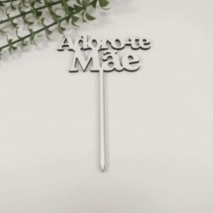 Adoro-te Mãe Topo 4-Pack 5 unidades