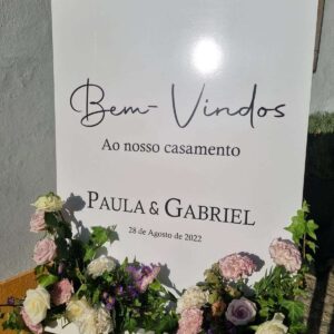 Placa Boas Vindas- Mod.5
