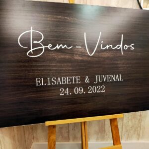Placa Boas Vindas- Mod.6