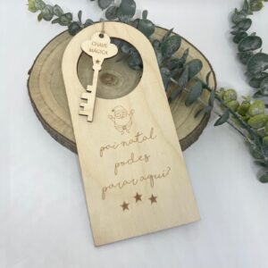 Placa Porta Pai-Natal - Cakol