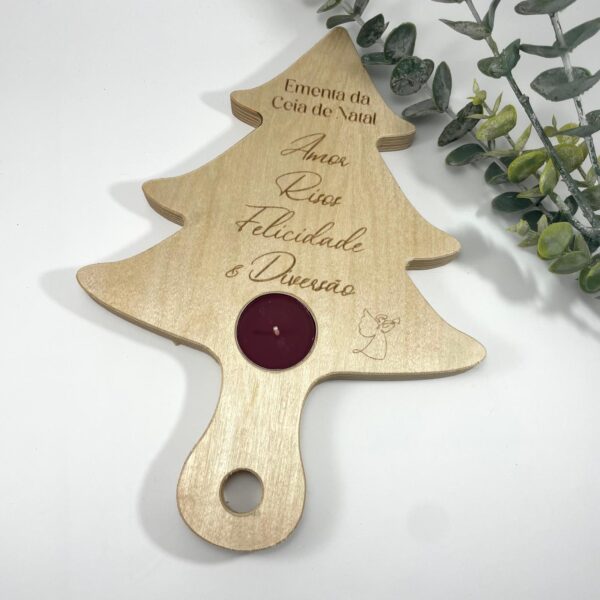 Tábua de Cozinha Natal com Mensagem - Cakol