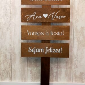 Placa Decorativa Casamento