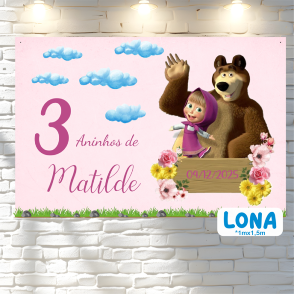 Pack Aniversário Masha e o Urso - Cakol