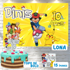 Pack Aniversário Pokémon - Cakol