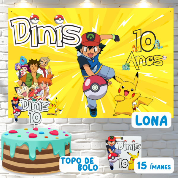 Pack Aniversário Pokémon - Cakol
