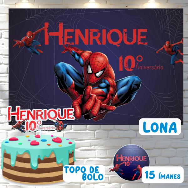 Pack Aniversário Homem Aranha - Cakol