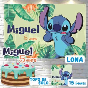 Pack Aniversário Stitch - Cakol