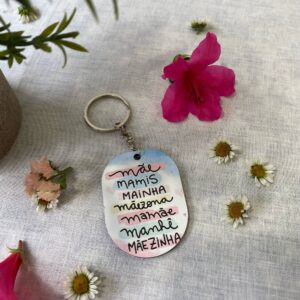 Porta-chaves Dia da Mãe