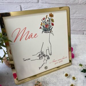 Quadro Flores Dia da Mãe