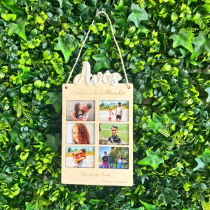 Placa com Fotos Avós